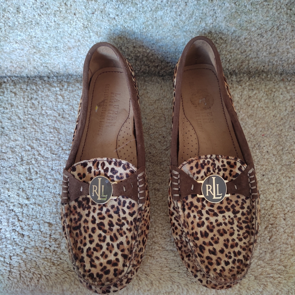 Ralph Lauren Women's Leopard Print Loafers